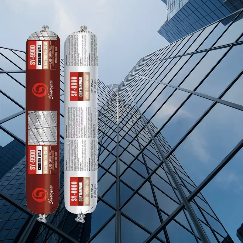 After the curtain wall project is completed, how long is the warranty period for the structural sealant typically?
