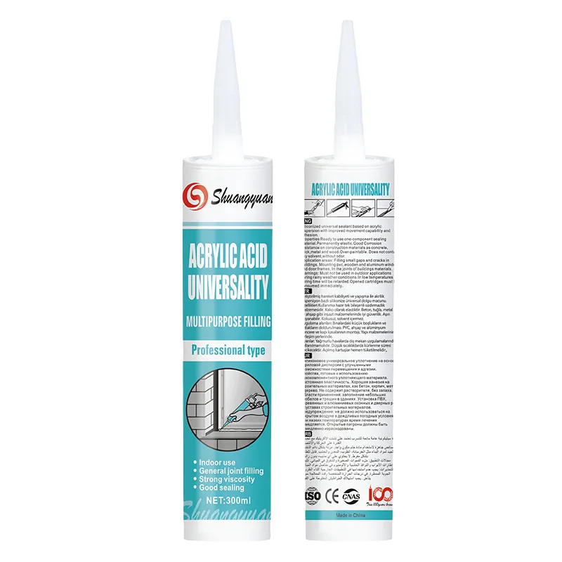 Acrylic sealant silicone sealant