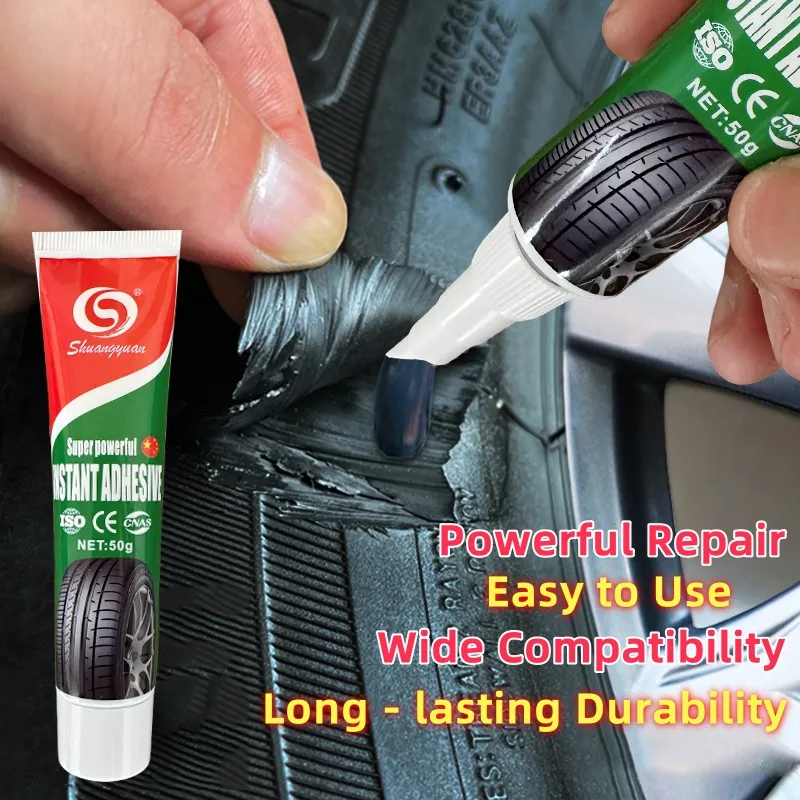 Tire rubber silicone sealant